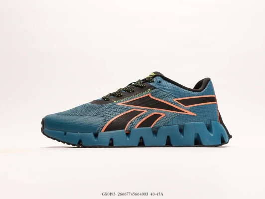 Reebok Zig Kinetica II Teal Orange Running Shoes DM8968-101