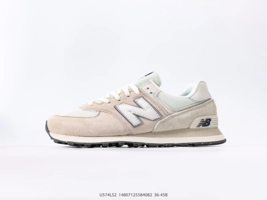 New Balance 574 Sneakers Beige Suede Mesh ML574LS2