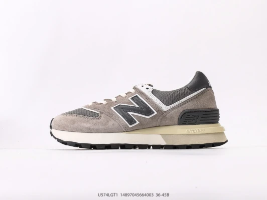 New Balance Sneakers Grey Suede N Logo