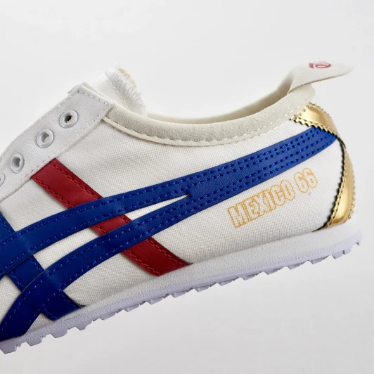 Onitsuka Tiger Mexico 66 White Blue Gold Sneakers