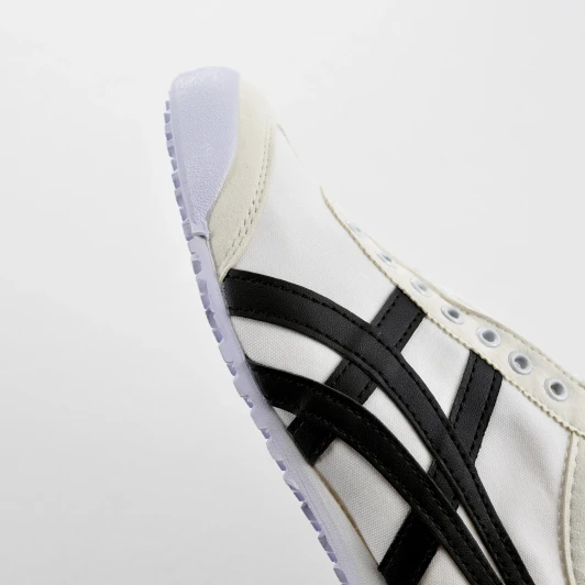 Onitsuka Tiger Mexico 66 Slip-On White Black Canvas Sneakers