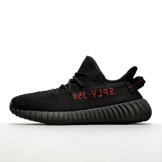Adidas Yeezy Boost 350 V2 Knit Sneakers Black Red CP9652