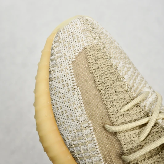 Yeezy Athletic Shoes Knit Beige Laces FZ5246