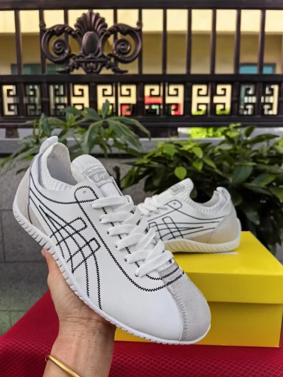 Onitsuka Tiger Mexico 66 White Black Suede Sneakers