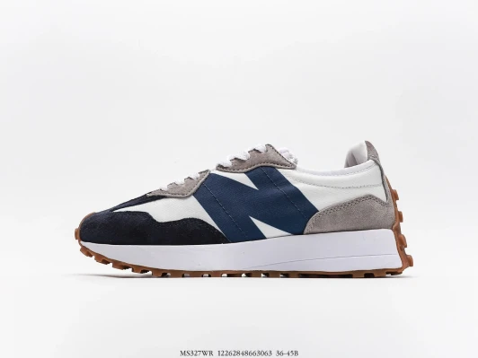 New Balance 327 Sneakers Navy White Suede Rubber MS327WR