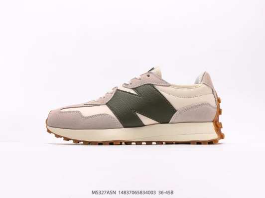 New Balance 327 Sneakers Beige Green Suede