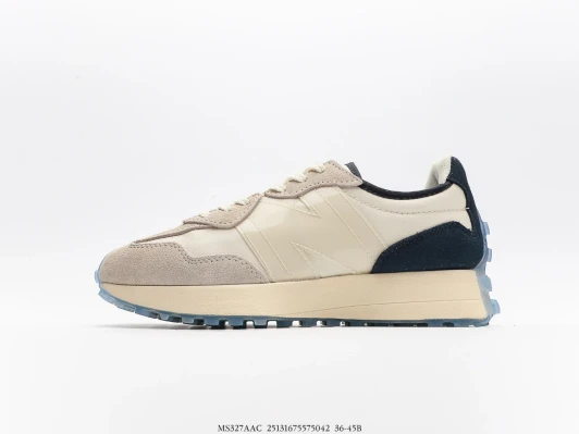 New Balance 327 Sneakers Beige Suede And Nylon MS327AAC