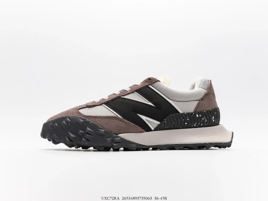 New Balance Sneakers Brown/Grey/Black Suede Chunky Sole UXC72RA