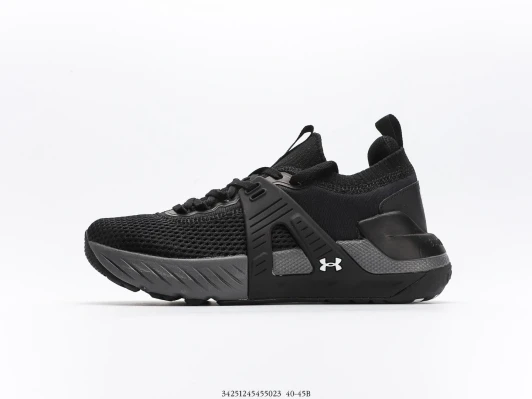 Under Armour Training Shoes Black Mesh Lightweight DM1602-101