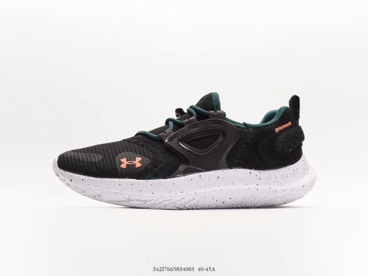 Under Armour Running Shoes Black Mesh Lace-Up BV7075-001