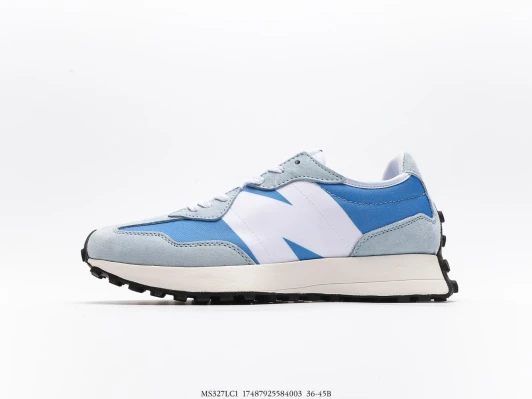 New Balance 327 Sneakers Blue White Suede Rubber MS327LC1