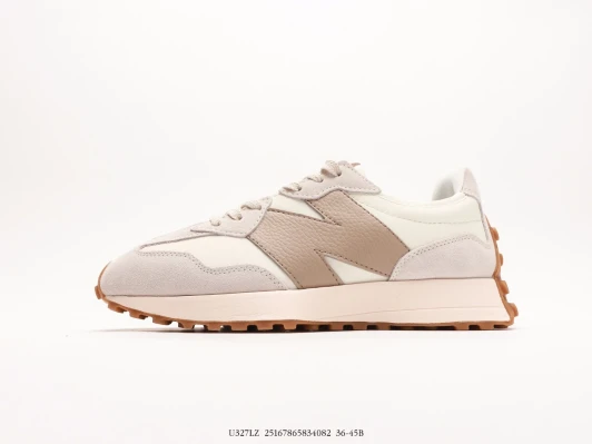 New Balance 327 Sneakers Beige Suede Leather