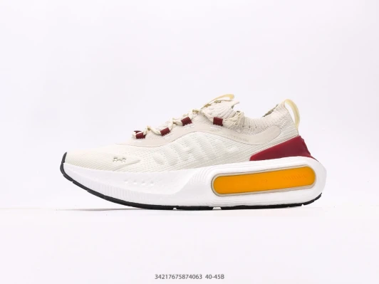Under Armour Running Shoes Cream Burgundy