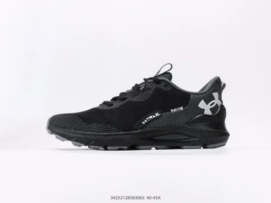 Under Armour Running Shoes Black Mesh Reflective Logo DM1602-109