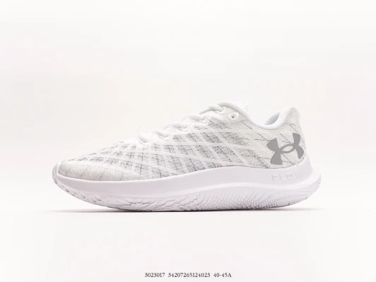 Under Armour Running Shoes White Knit Flow