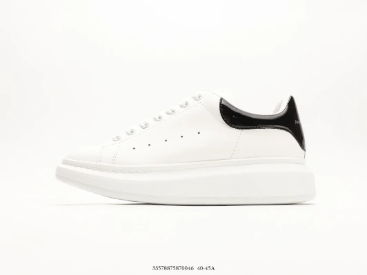 Alexander McQueen Sneakers White Patent Heel FD4339-180