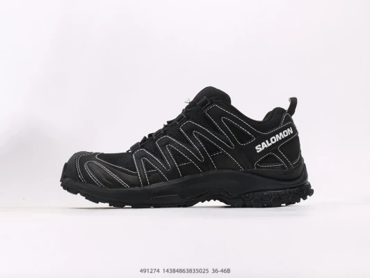 Salomon Trail Running Shoes Black Synthetic Mesh DD1875-112