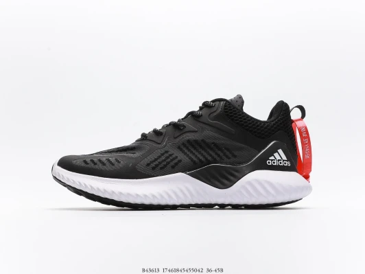 Adidas Running Shoes Black White Mesh Continental Sole B43613
