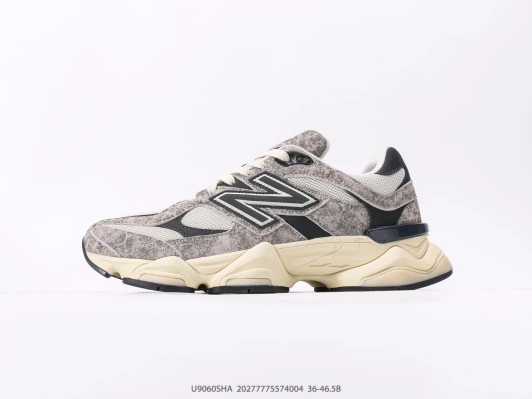 New Balance 9060 Grey Patterned Sneakers