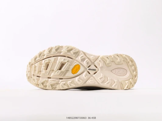 Hoka Trail Running Shoes Beige Mesh Lightweight CI1173-4004