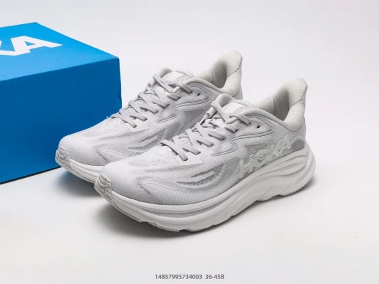 Hoka Running Shoes White Mesh Lightweight AO3108-0064