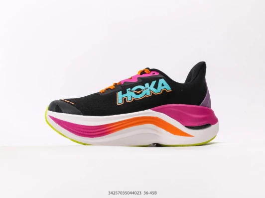 Hoka Running Shoes Black Pink Orange Green IH7332-0013