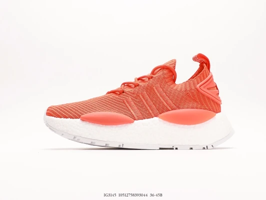 Adidas Knit Running Shoes Orange White IG3145