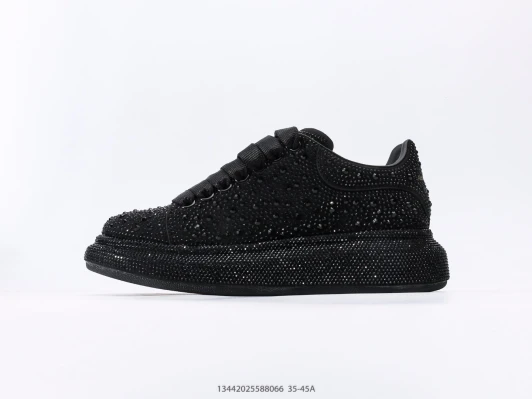 Alexander McQueen Sneakers Black Embellished Platform DJ0950-1014