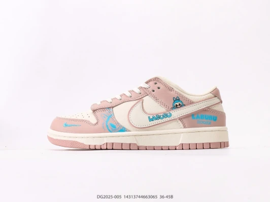 Nike Dunk Low Pink Labubu Sneakers DG2025-005