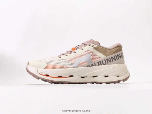On ANTA Running Shoes White Orange Beige Mesh On ANTA Running Shoes White Orange Beige Mesh