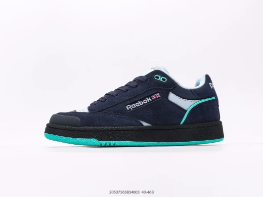 Reebok Sneakers Navy Suede Teal Accents DD1875-200
