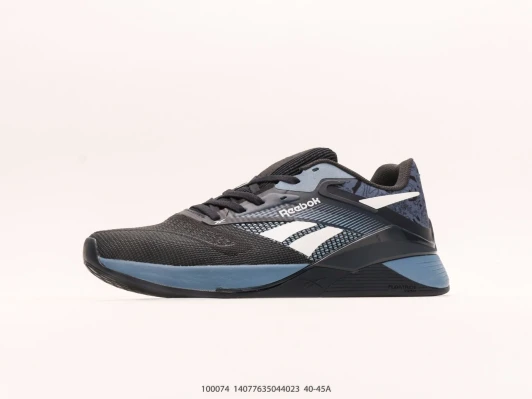 Reebok Training Shoes Black Blue White Logo DM1602-121