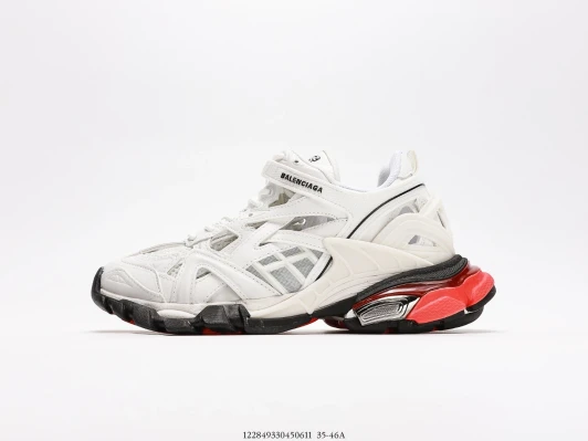 Balenciaga Track Sneakers White Mesh Rubber