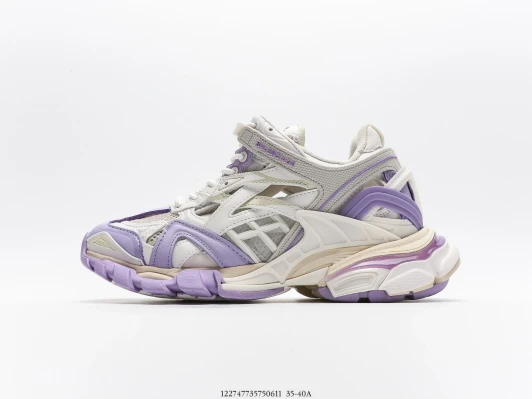 Balenciaga Track Sneakers White Purple