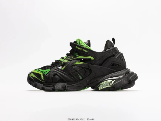 Balenciaga Track Sneakers Black Green