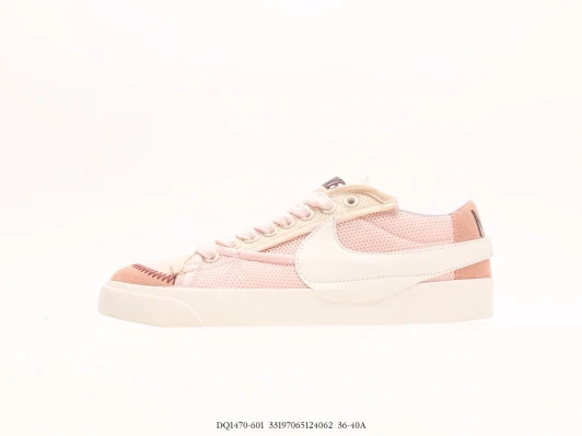 Nike Blazer Low Pink Canvas Sneakers DQ1470-601
