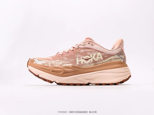 Hoka Running Shoes Pink Camouflage Mesh