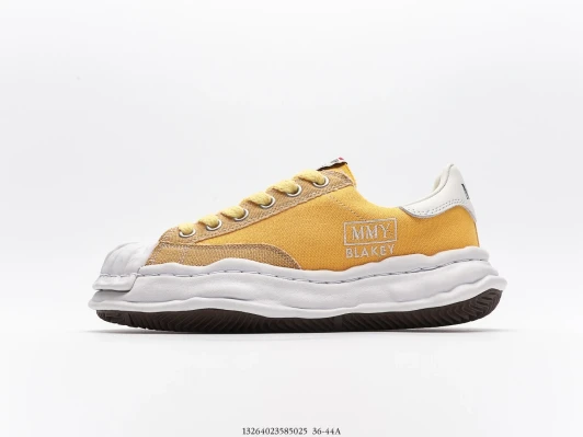 Maison Mihara Yasuhiro BLAKEY Canvas Sneakers Yellow White FD4319