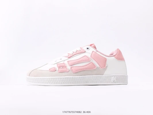 Amiri Sneakers White Pink Suede