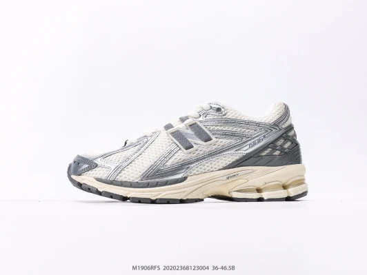 New Balance Running Shoes Silver White Mesh N-Lock M1906RF5