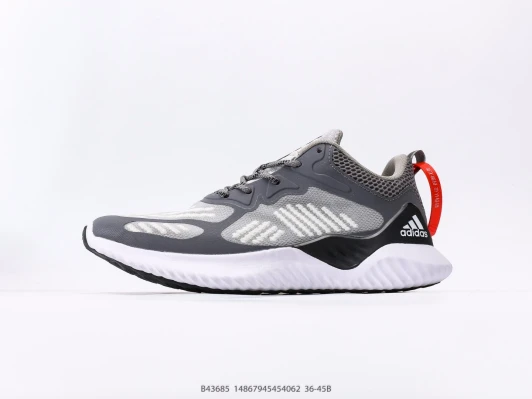 Adidas Running Shoes Grey Mesh Lightweight Continental Sole B43685