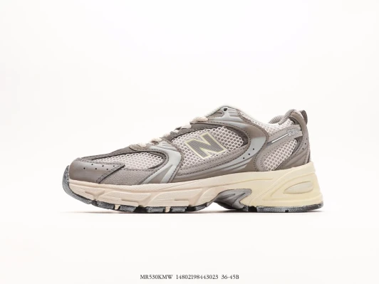 New Balance 530 Sneakers Grey Mesh Suede MR530KMW