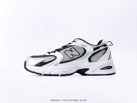 New Balance 530 Sneakers White Silver Mesh ABZORB