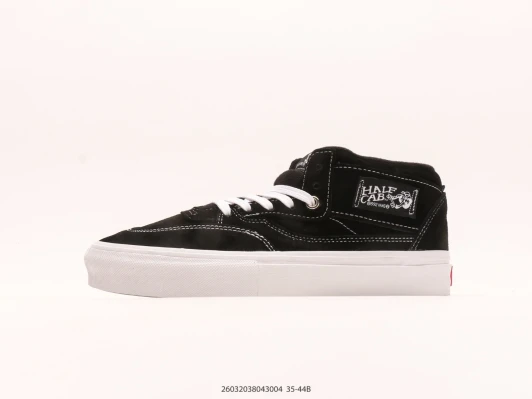 Vans Half Cab Suede Black Skate Shoes