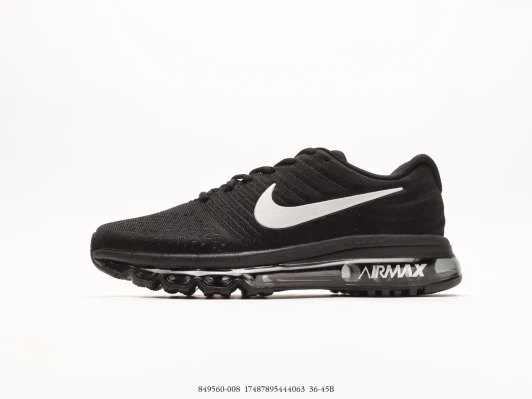 Nike Air Max Running Shoes Black Mesh 849560-008