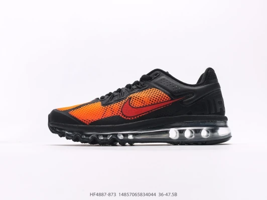 Nike Air Max Running Shoes Black Orange Mesh HF4887