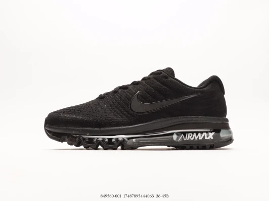 Nike Air Max Running Shoes Black Mesh 849560-001
