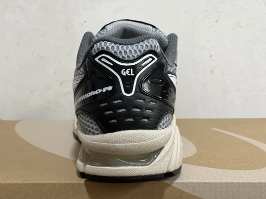 Asics Gel-Kayano 14 Grey Black White Mesh Sneakers
