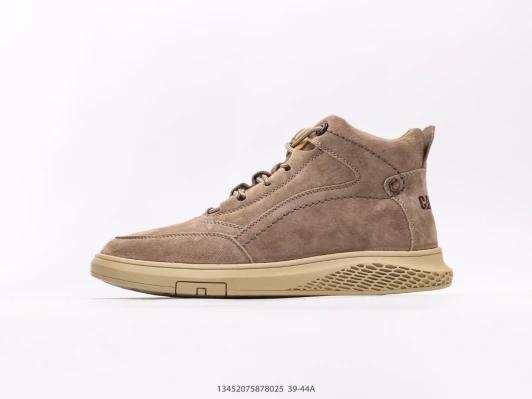 CAT Casual Suede High-Top Sneakers Brown AO3108-006