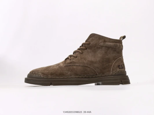 CAT Boots Brown Suede Lace-Up Ankle Boot